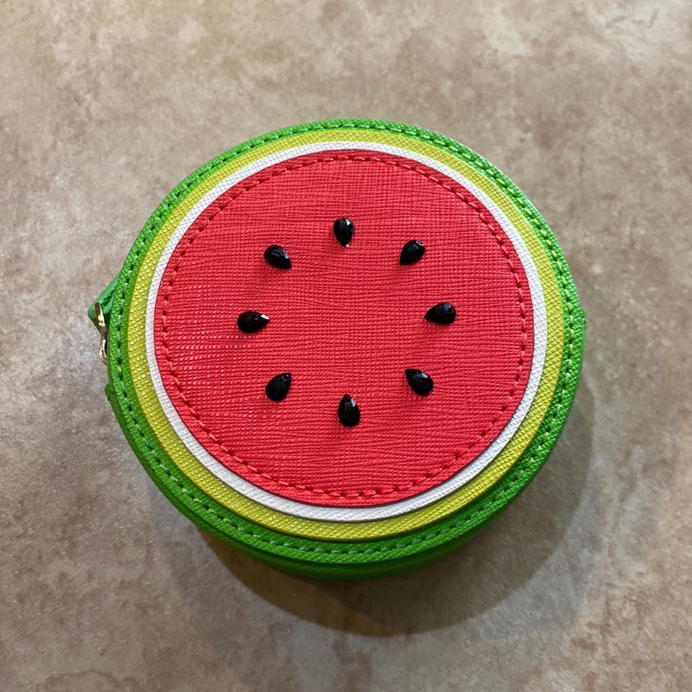 NWOT kate spade Make a Slpash Watermelon Coin Purse